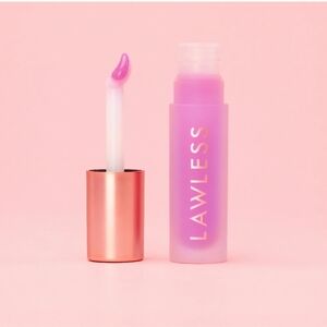 LAWLESS Forget The Filler Lip Plumper, Line Smoothing Gloss, Shade Violet Bloom